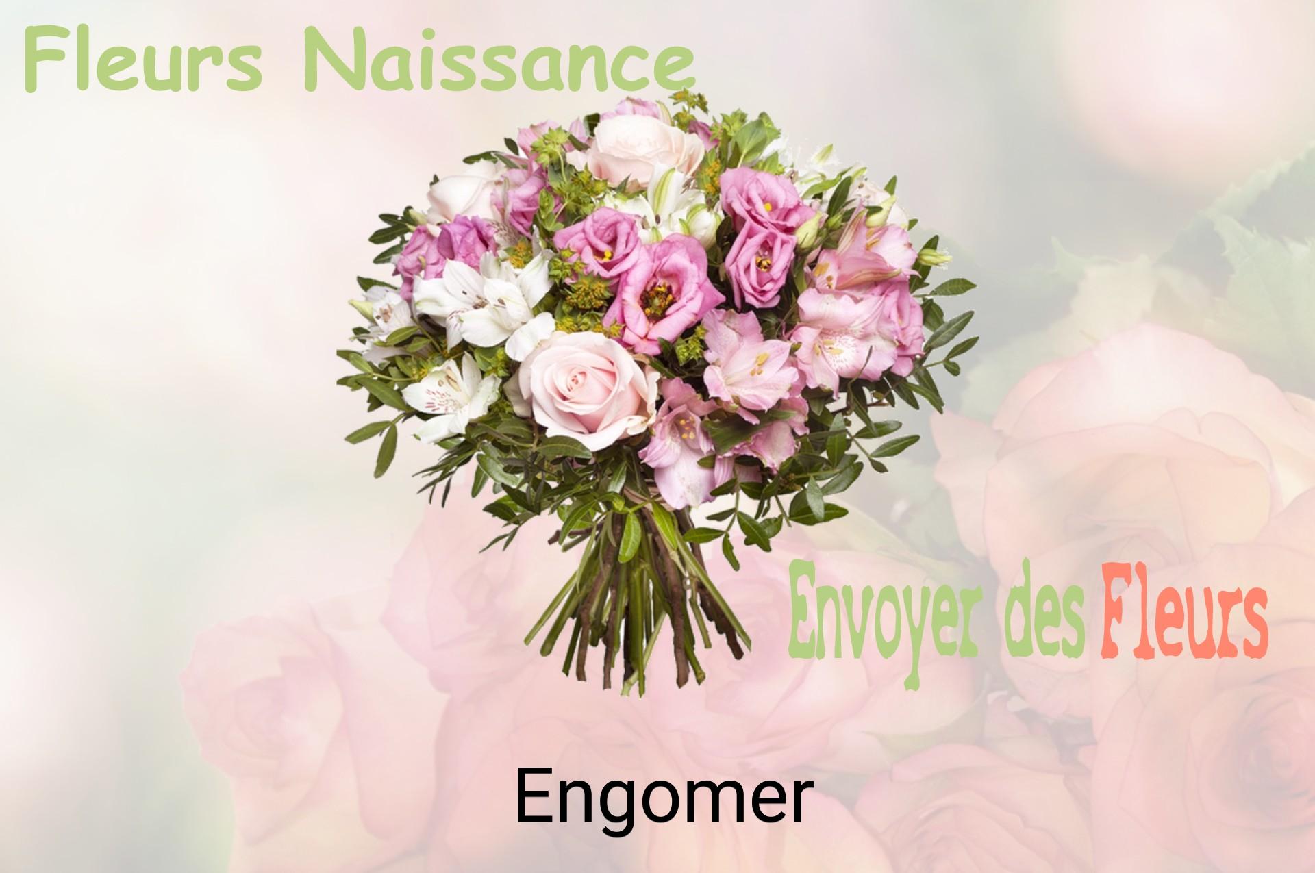 Bouquet de fleurs de naissance livré à Engomer